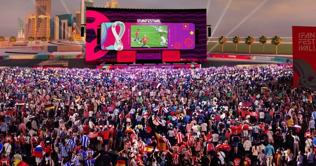 fan fest Qatar 2022. FIFA. Mundial. 